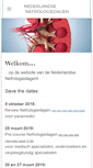 Mobile Screenshot of nefrologiedagen.nl